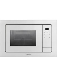 Smeg FMI120B1 Linea 20L Built-in Microwave Oven With Grill - White