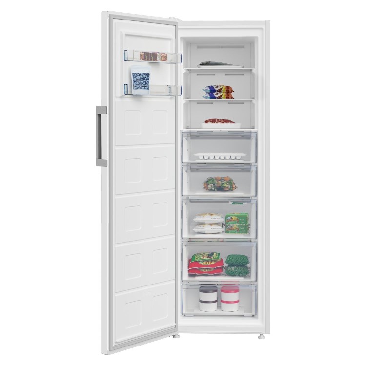 Beko 286 Litre Tall Freestanding Freezer - White