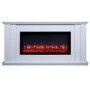 Suncrest Kesgrave White Freestanding Electric Fireplace Suite