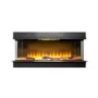 Adam Sahara Panoramic Media Wall Electric Fire, 31 Inch