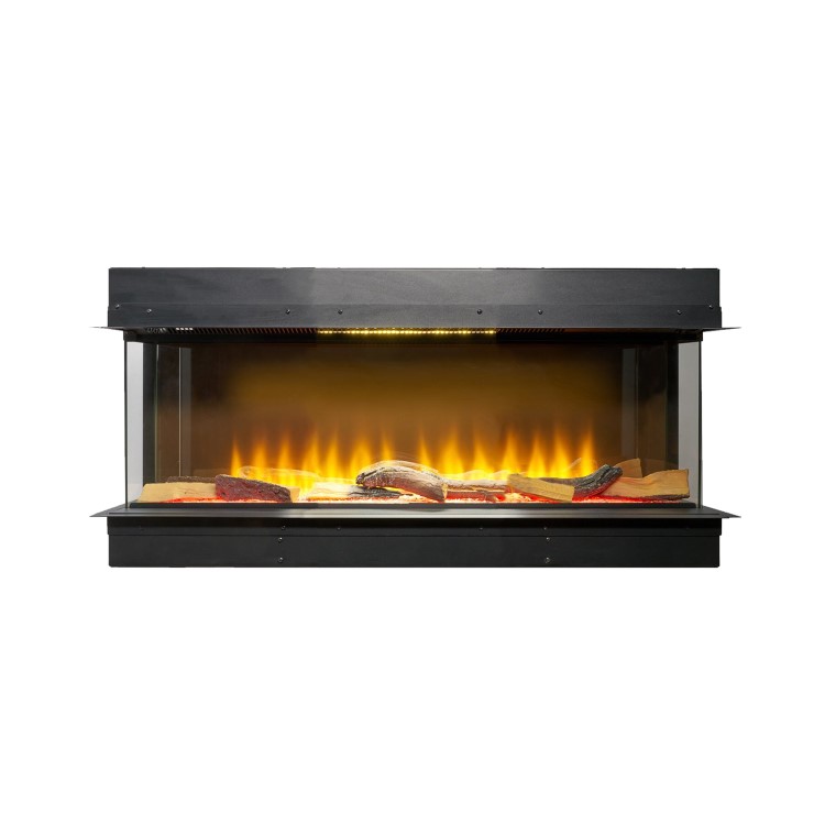 Adam Sahara Panoramic Media Wall Electric Fire, 31 Inch