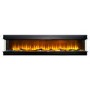 Adam Sahara Panoramic Media Wall Electric Fire, 81 Inch