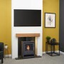 Acantha Pre-Built Stove Media Wall 1 with OKO S1 Bio Ethanol Stove in Charcoal Grey