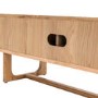 Large Natural Oak TV Stand with Storage - TV's up to 65" - Craft - Caspian House