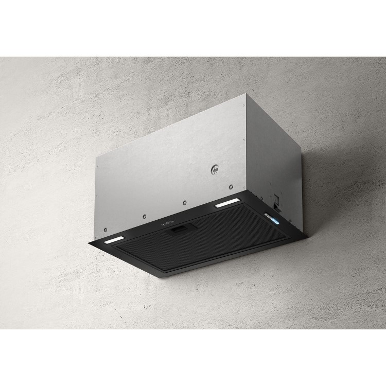 Elica Fold 52cm Canopy Cooker Hood - Black