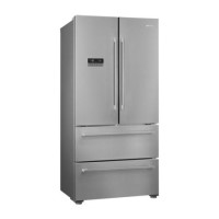 Smeg 508 Litre American Fridge Freezer - Stainless steel look