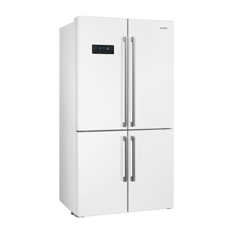 Smeg 511 Litre American Fridge Freezer - White