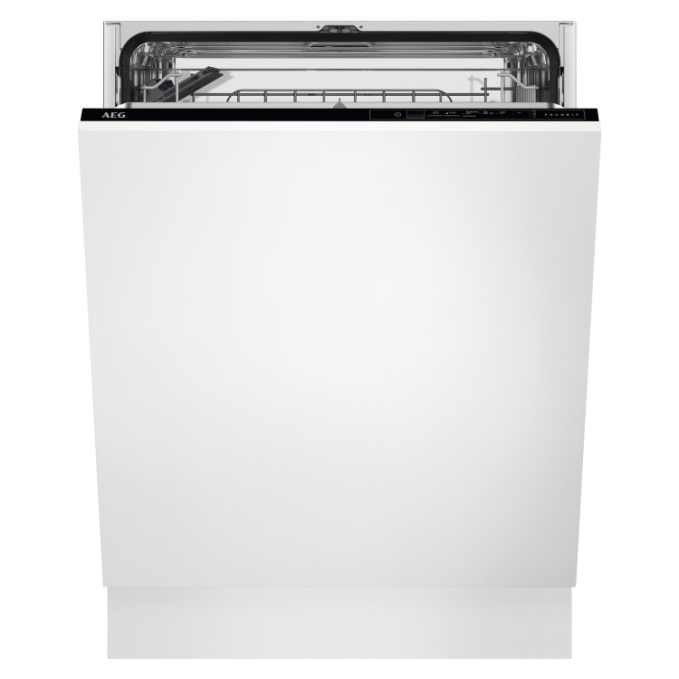 AEG Series 5000 AirDry Integrated Dishwasher - Black control panel