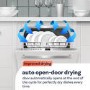 AEG Series 6000 SatelliteClean Integrated Dishwasher - C-Rated, Black control panel