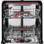 AEG Series 6000 SatelliteClean Integrated Dishwasher - C-Rated, Black control panel