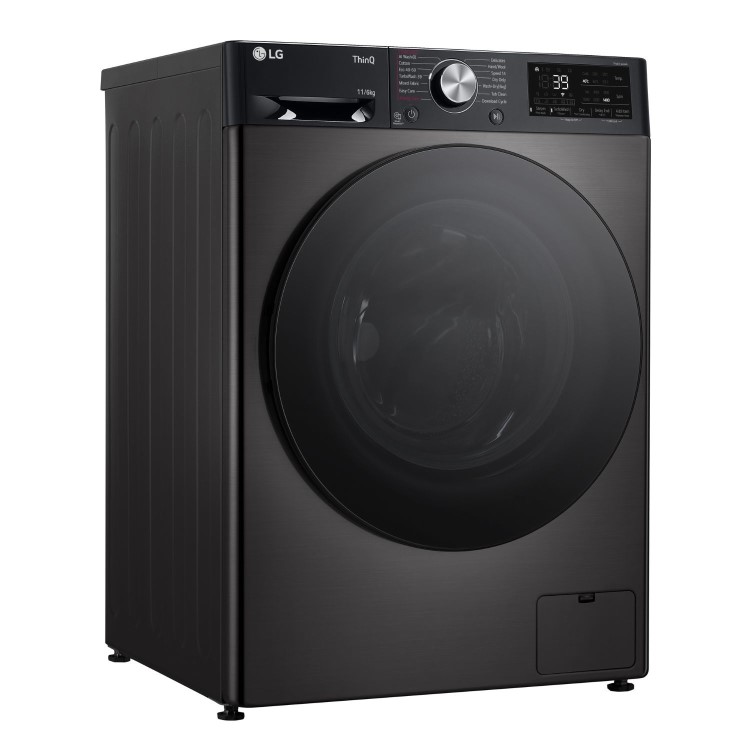 LG LG TurboWash&#153; 360 11Kg Wash 6Kg Dry 1400rpm Washer Dryer - Platinum Black