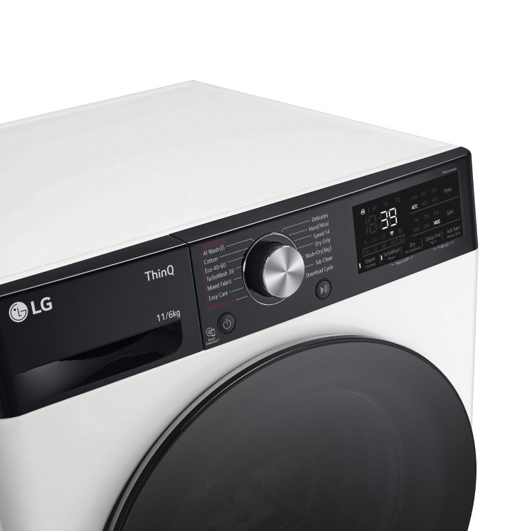 LG TurboWash™360  11Kg Wash 6Kg Dry  1400rpm Washer Dryer - White