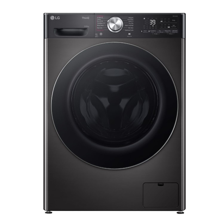 LG  9Kg Wash 6Kg Dry  1400rpm Washer Dryer - Platinum Black