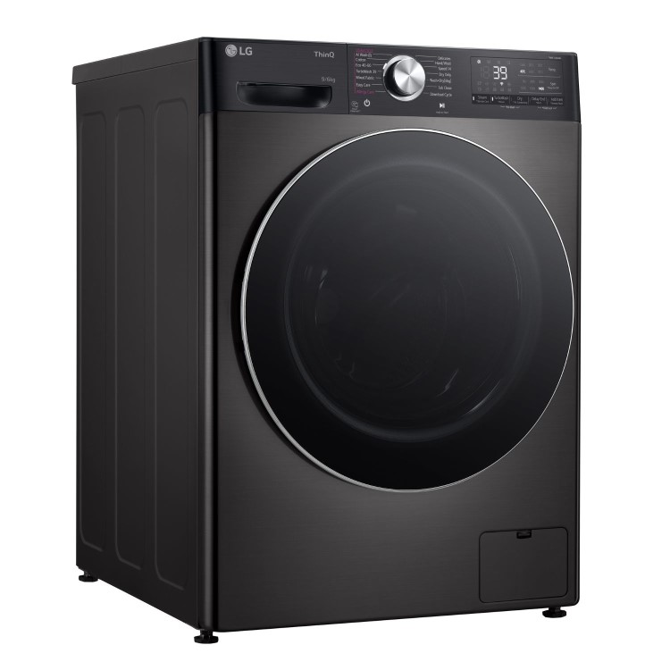 LG  9Kg Wash 6Kg Dry  1400rpm Washer Dryer - Platinum Black