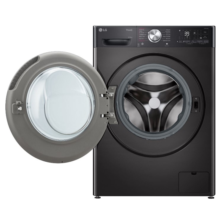 LG  9Kg Wash 6Kg Dry  1400rpm Washer Dryer - Platinum Black