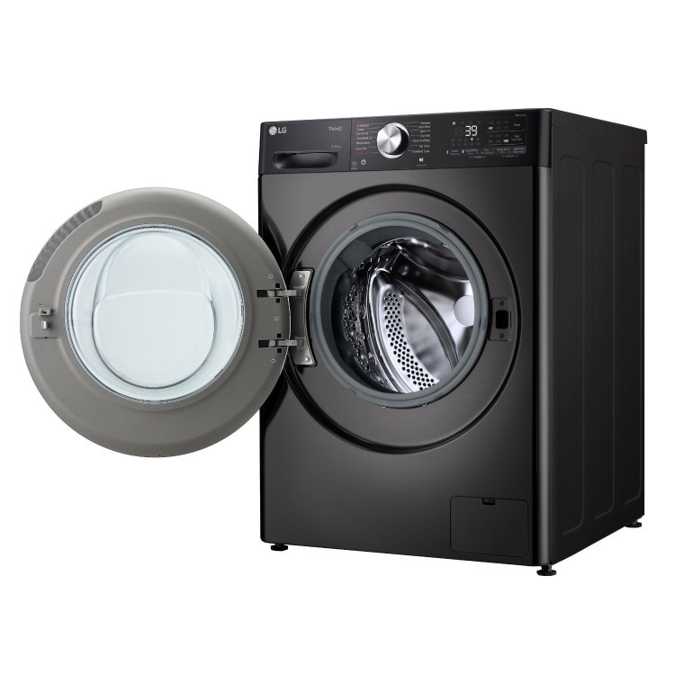 LG  9Kg Wash 6Kg Dry  1400rpm Washer Dryer - Platinum Black