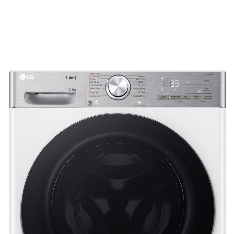 LG  9Kg Wash 6Kg Dry  1400rpm Washer Dryer - White