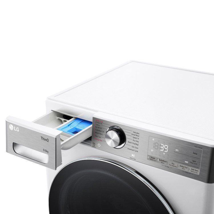 LG  9Kg Wash 6Kg Dry  1400rpm Washer Dryer - White