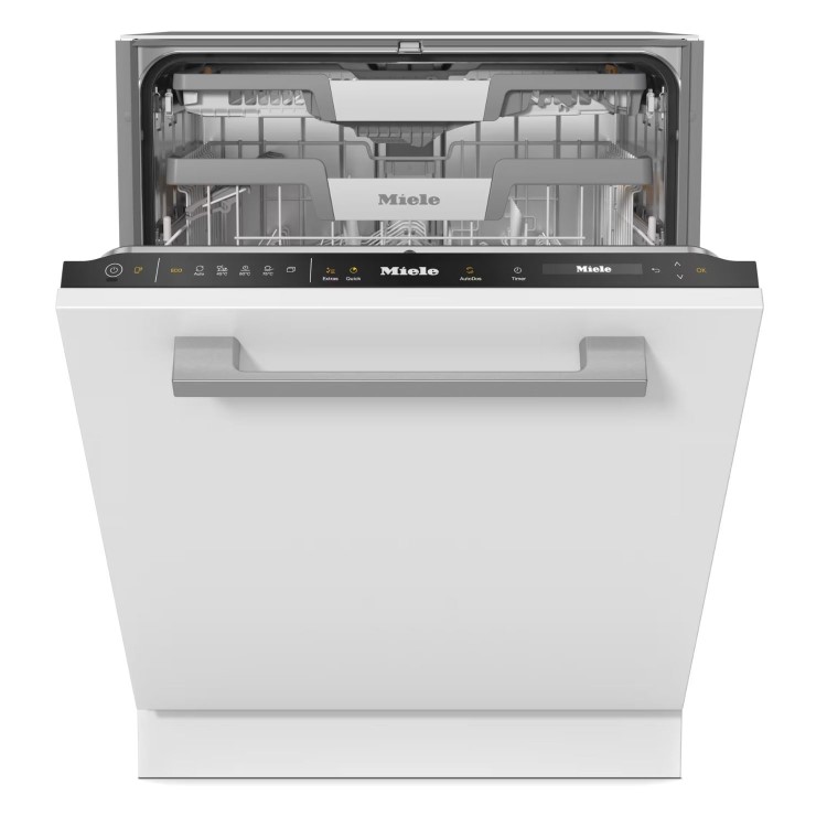 Miele 7000 Series Integrated Dishwasher - Smart Wi-Fi, A-Rated, Black control panel