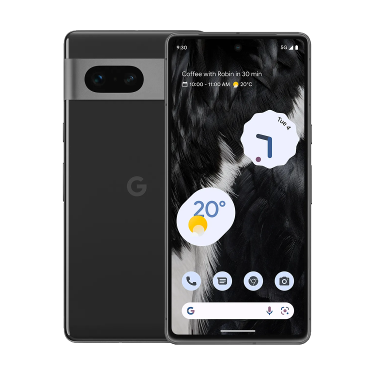 Refurbished Google Pixel 7 128GB 5G SIM Free Smartphone - Obsidian Black