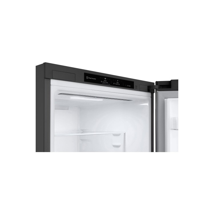 LG NatureFRESH 384 Litre 70/30 Freestanding Frost Free Fridge Freezer - Silver