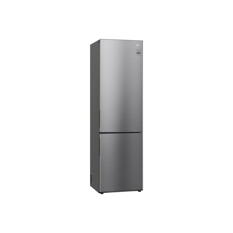 LG NatureFRESH 384 Litre 70/30 Freestanding Frost Free Fridge Freezer - Silver