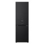 LG NatureFRESH 343 Litre 60/40 Freestanding Fridge Freezer - Matte Black