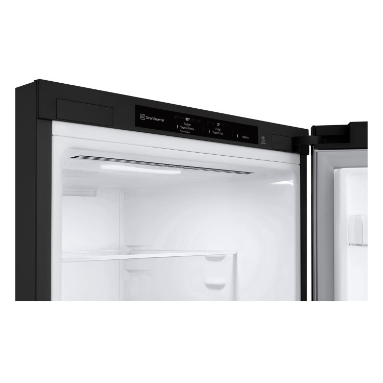 LG NatureFRESH 343 Litre 60/40 Freestanding Fridge Freezer - Matte Black