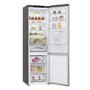 LG NatureFRESH 384 Litre 70/30 Freestanding Fridge Freezer - Shiny Steel