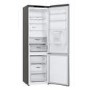 LG NatureFRESH 384 Litre 70/30 Freestanding Fridge Freezer - Shiny Steel