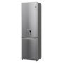 LG NatureFRESH 384 Litre 70/30 Freestanding Fridge Freezer - Shiny Steel