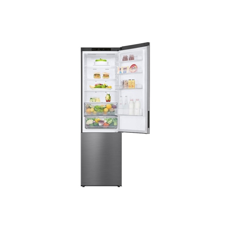 LG NatureFRESH 384 Litre 70/30 Freestanding Fridge Freezer - Silver