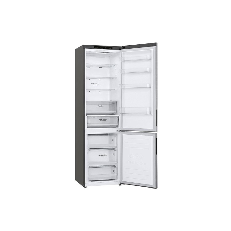 LG NatureFRESH 384 Litre 70/30 Freestanding Fridge Freezer - Silver