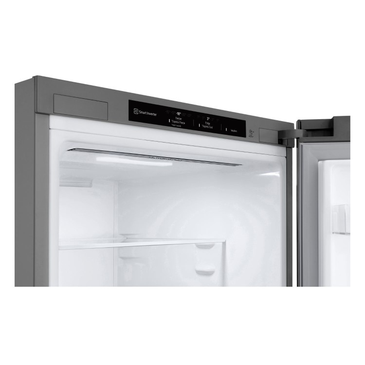 LG NatureFRESH 344 Litre 60/40 Freestanding Fridge Freezer - Silver