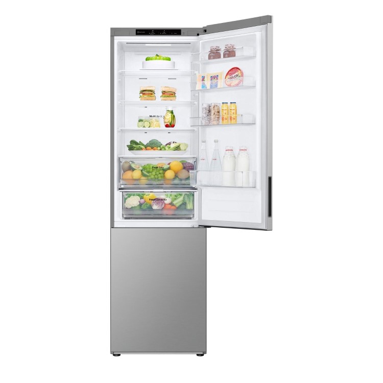 LG NatureFRESH 387 Litre 70/30 Fridge Freezer - Prime Silver