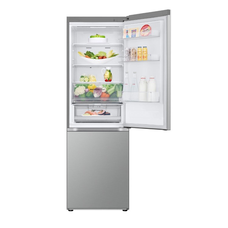 LG NatureFRESH 344 Litre 60/40 Fridge Freezer - Prime Silver