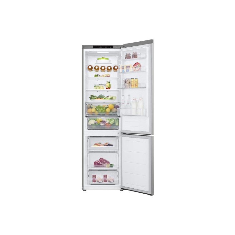 LG NatureFRESH 387 Litre 70/30 Freestanding Fridge Freezer - Prime Silver