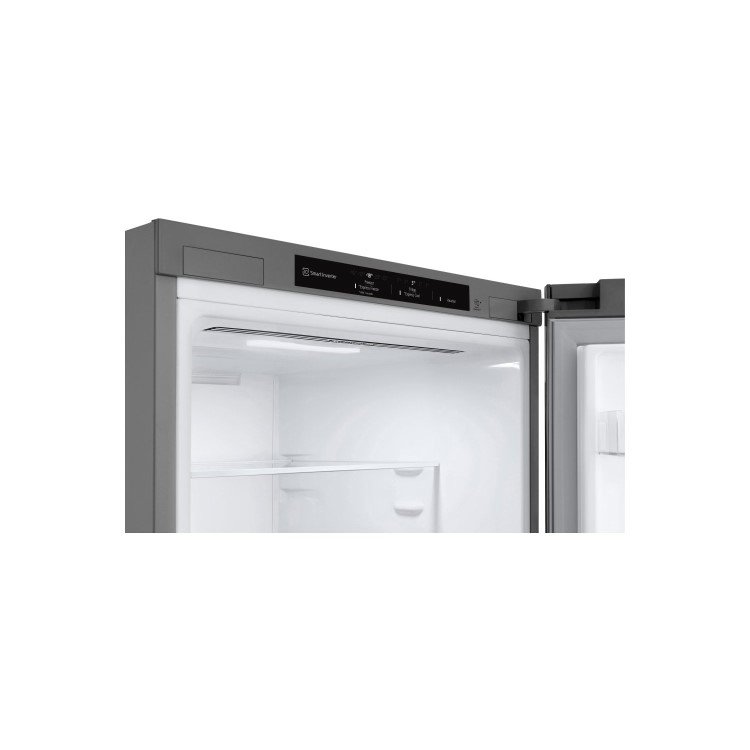 LG NatureFRESH 387 Litre 70/30 Freestanding Fridge Freezer - Prime Silver