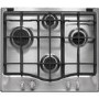 Hotpoint GCB641X 59cm Four Burner Gas Hob In Diamond Config - Stainless Steel