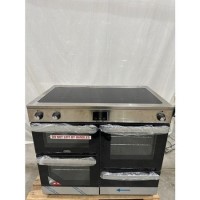 Refurbished Belling Cookcentre 100Ei 100cm Electric Induction Range Cooker Stainless Steel