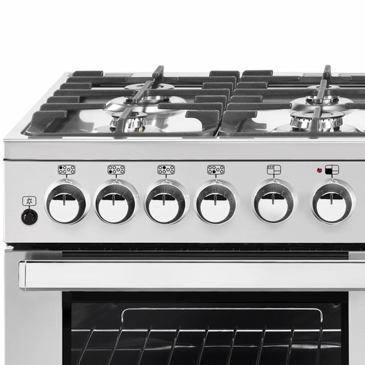 Refurbished Belling Cookcentre 100DF Professional 100cm Dual Fuel Range Cooker Stainless Steel