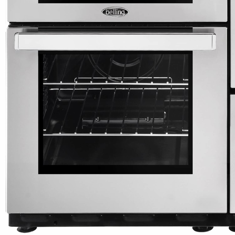 Refurbished Belling Cookcentre 100DF Professional 100cm Dual Fuel Range Cooker Stainless Steel