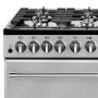 Belling Farmhouse 110DFT 110cm Dual Fuel Range Cooker - Silver