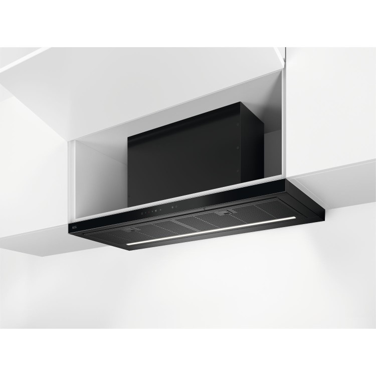 AEG 8000 Series 90cm Canopy Cooker Hood - Black 