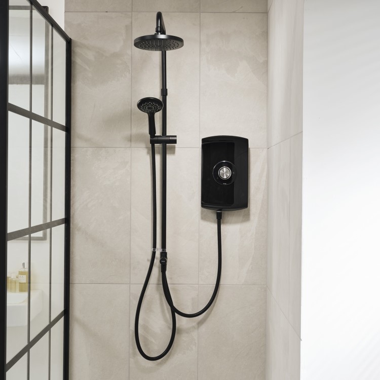 Triton Amore DuElec 9.5kW Black Electric Shower