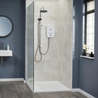 Triton Danzi Duelec 10.5kW Gloss White Electric Shower