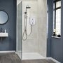 Triton Danzi Duelec 10.5kW Gloss White Electric Shower