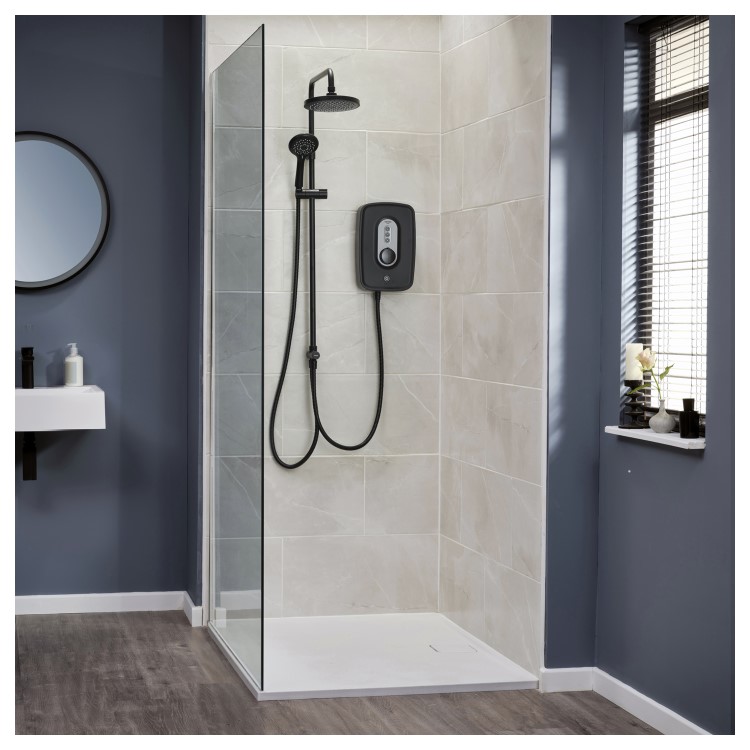 Triton Danzi Duelec 9.5kW Soft Black Electric Shower