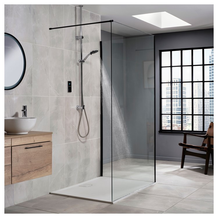 Triton ENVi 9.0kW Electric Shower With Ceiling Fed Shower Kit - Chrome