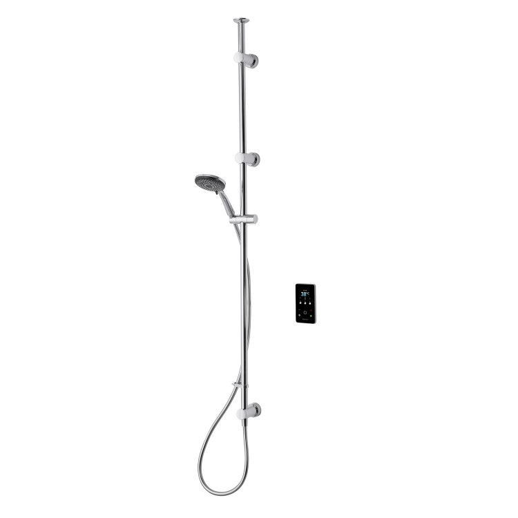 Triton ENVi 9.0kW Electric Shower With Ceiling Fed Shower Kit - Chrome